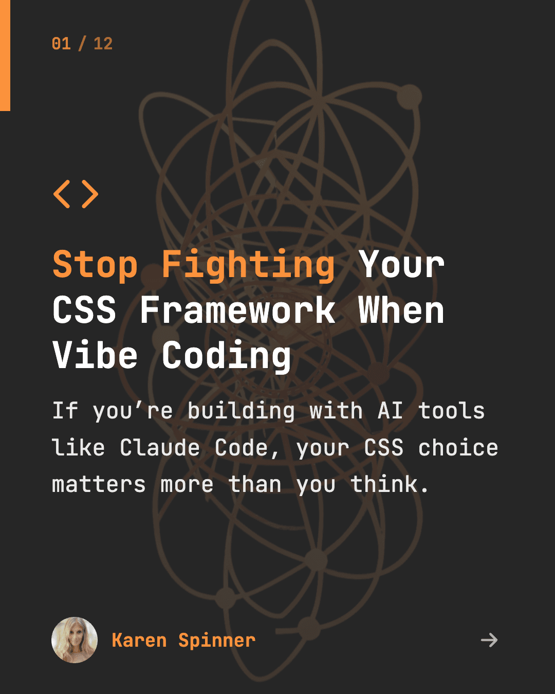 Dark Mode template - slide 1